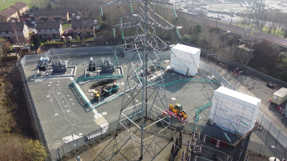 Elderslie aerial view