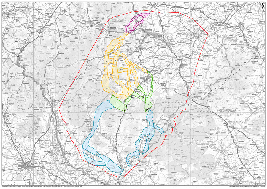 Route Options and Substation Sites Map