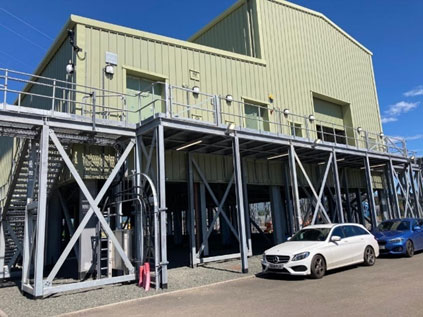 The new Kincardine 275kV substation raised by 6 metres to defend against floods