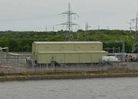 The new Kincardine 275kV substation raised by 6 metres to defend against floods